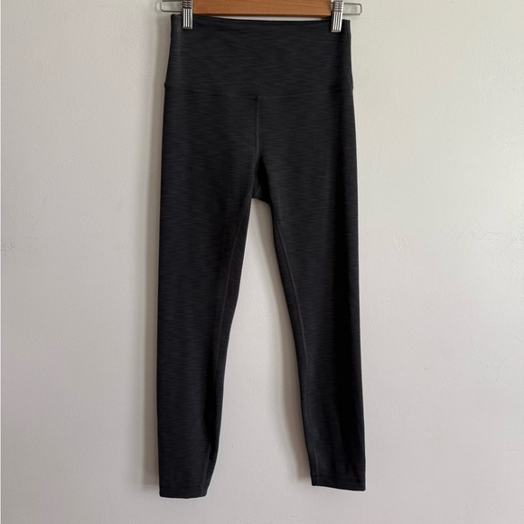lululemon wunder under high rise size 6 heathered black - Picture 1 of 7